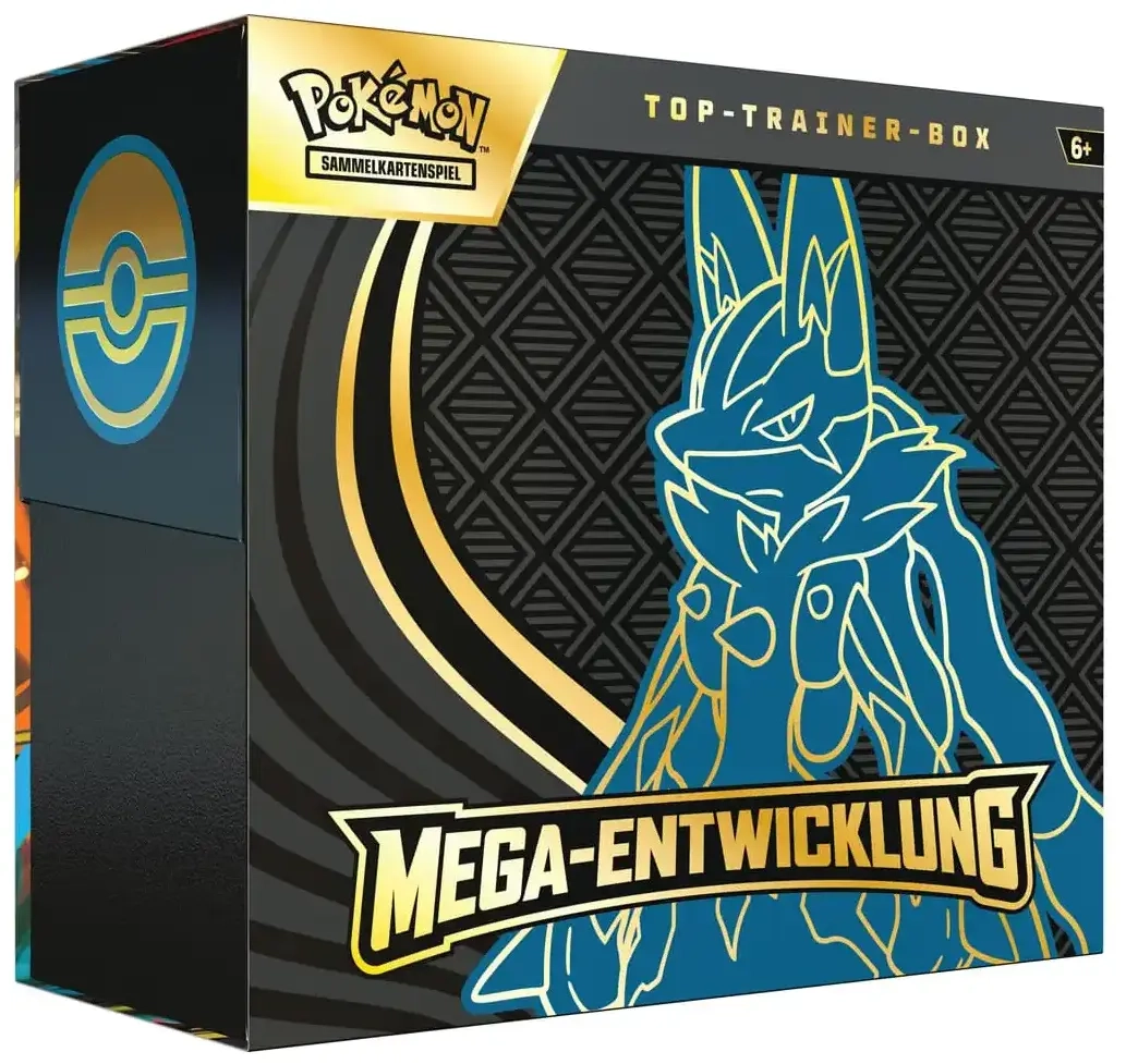 Pokémon ME01 - Mega-Entwicklung Top-Trainer-Box Lucario - DE