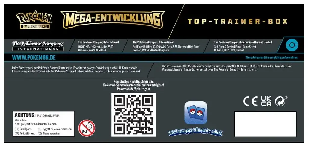 Pokémon ME01 - Mega-Entwicklung Top-Trainer-Box Lucario - DE