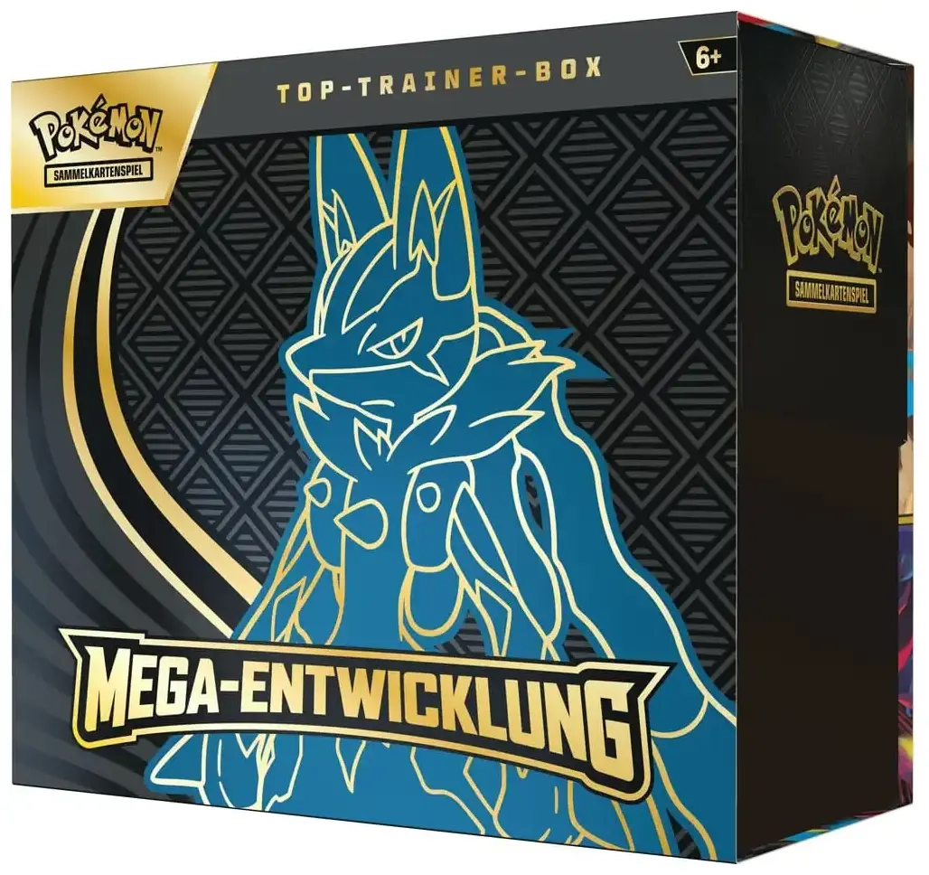 Pokémon ME01 - Mega-Entwicklung Top-Trainer-Box Lucario - DE