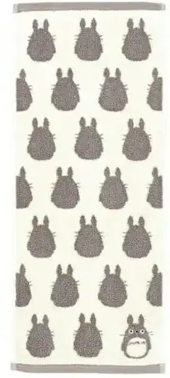 Towel Big Totoro Silhouette 33x80 cm - My Neighbor Totoro