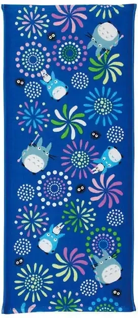 Imabari Towel Totoro Fireworks 34x80 cm - My Neighbor Totoro