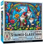 Stained Glass - Glückliche Gartenzwerge
