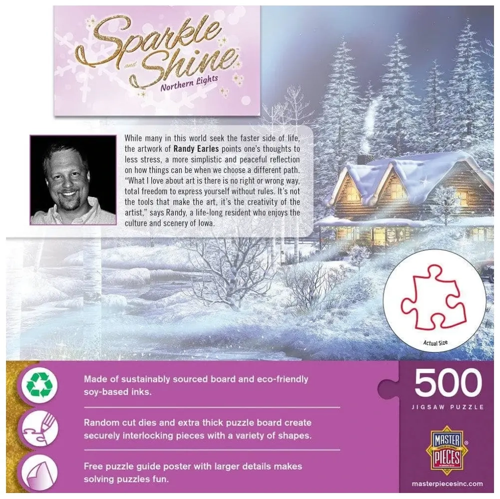 Sparkle & Shine - Nordlichter - Glitzer Puzzle