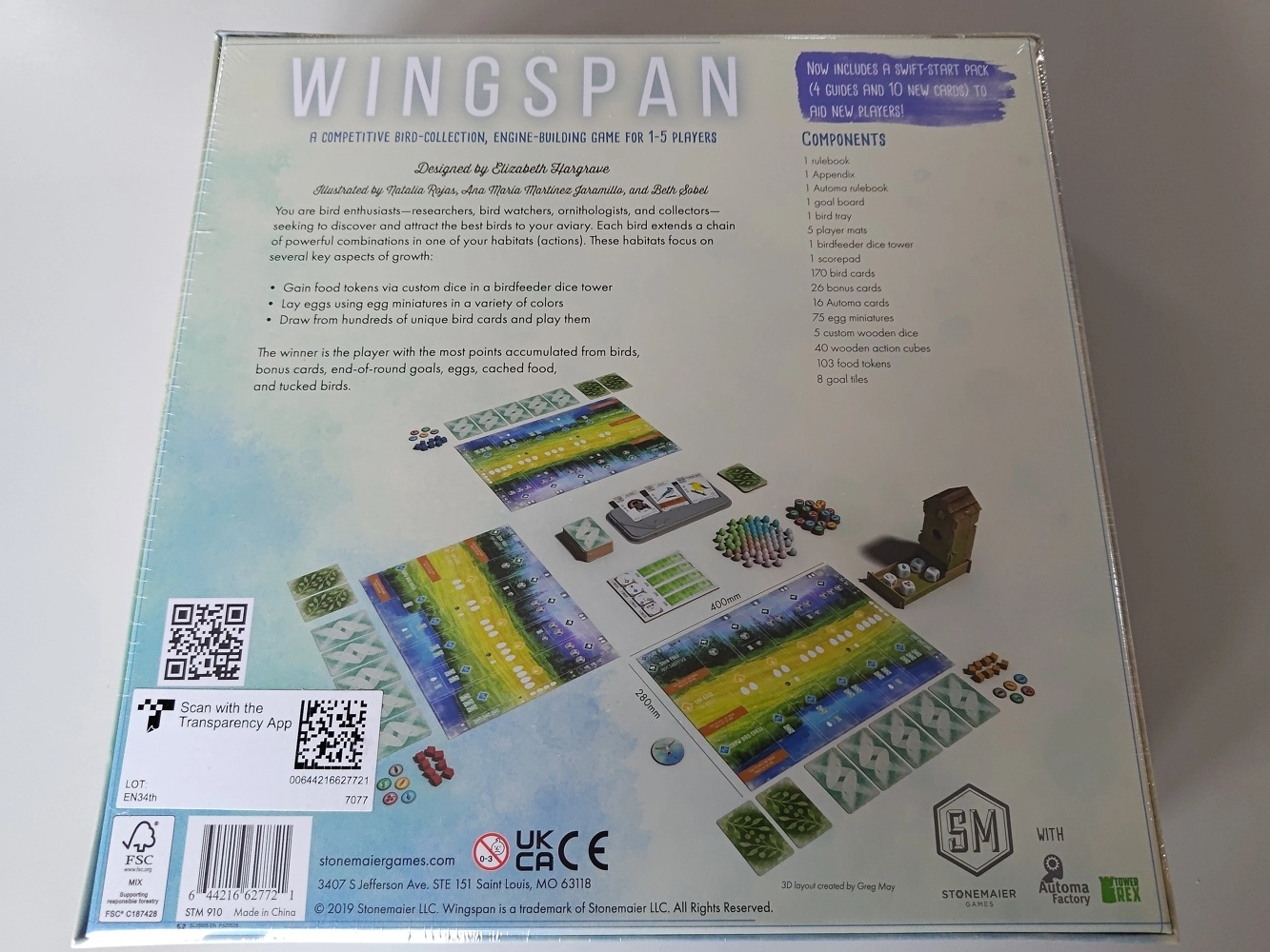 Wingspan 2. Edition - EN (Leicht Defekte Verpackung)