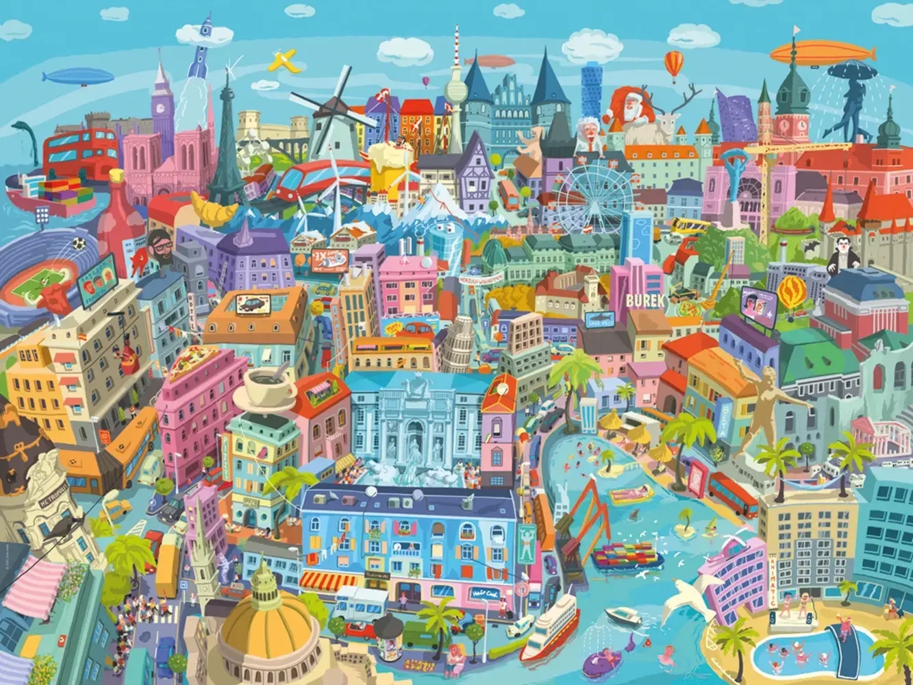 Good Old Europe Triangular 1500 Teile