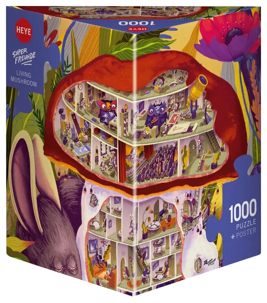 Living Mushroom Triangular 1000 Teile
