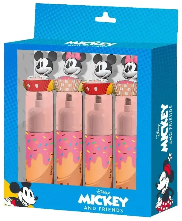 Mickey & Minnie Textmarker 4-er Pack