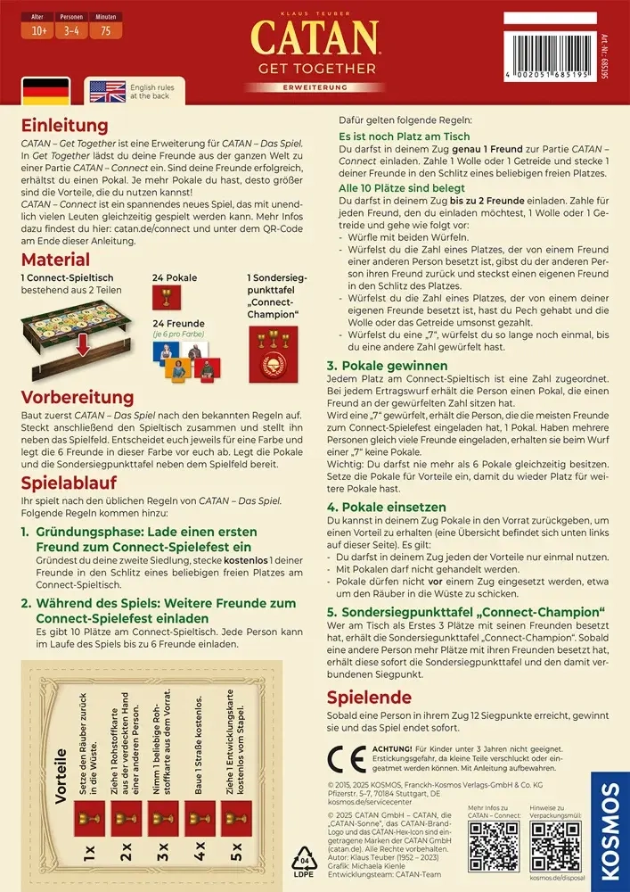 CATAN - Get Together - Erweiterung