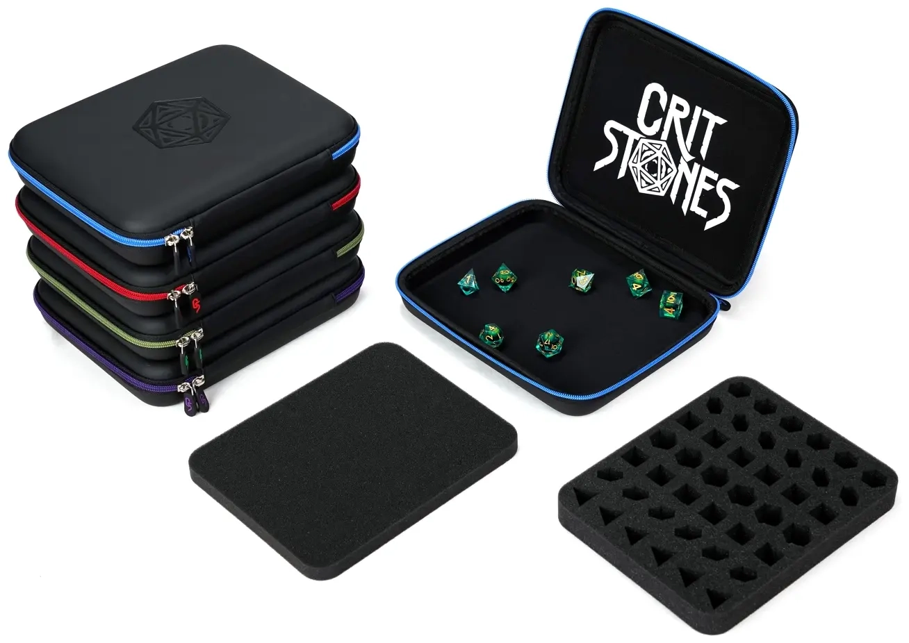Arcanum Luxury Dice Case - Blue