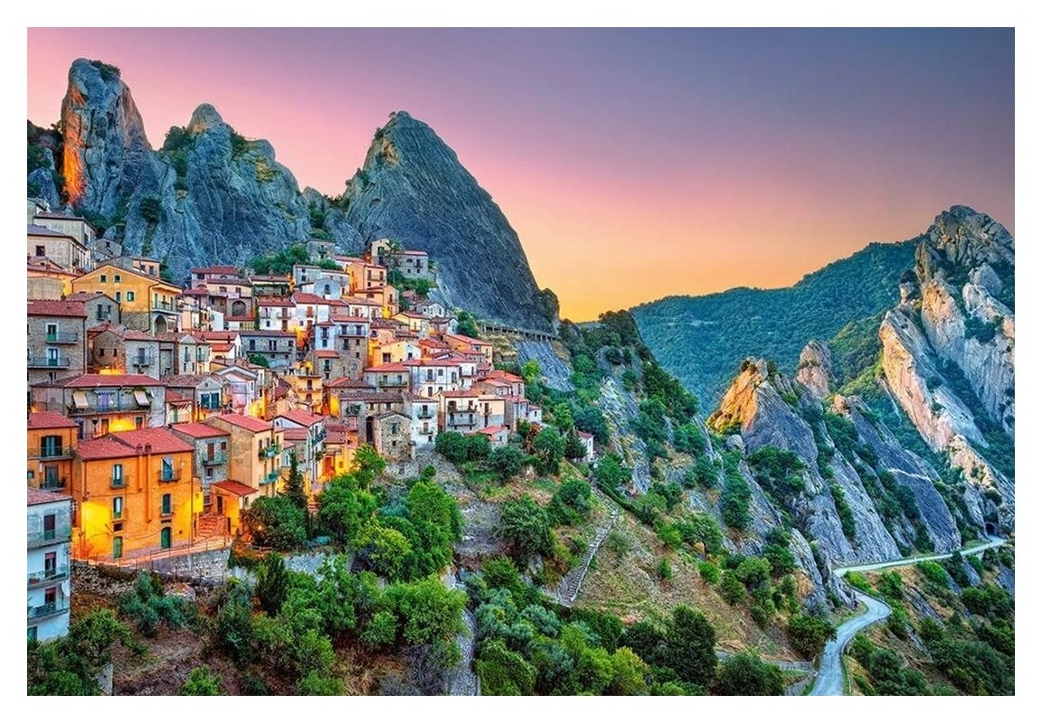 Sunrise over Castelmezzano