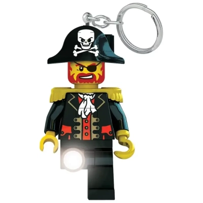 LEGO Iconic Schlüsselanhänger mit Leuchtfunktion Captain Brickbeard 8 cm