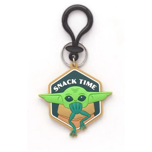 Star Wars Soft Touch PVC Taschenanhänger Baby Yoda Snackzeit Star Wars Soft Touch PVC Taschenanhänger Baby Yoda Snackzeit