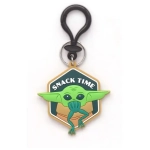 Star Wars Soft Touch PVC Taschenanhänger Baby Yoda Snackzeit