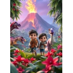 Kleine Entdecker bei den Dinosauriern