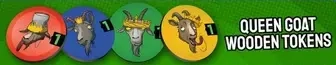 Goat Simulator Wooden Tokens