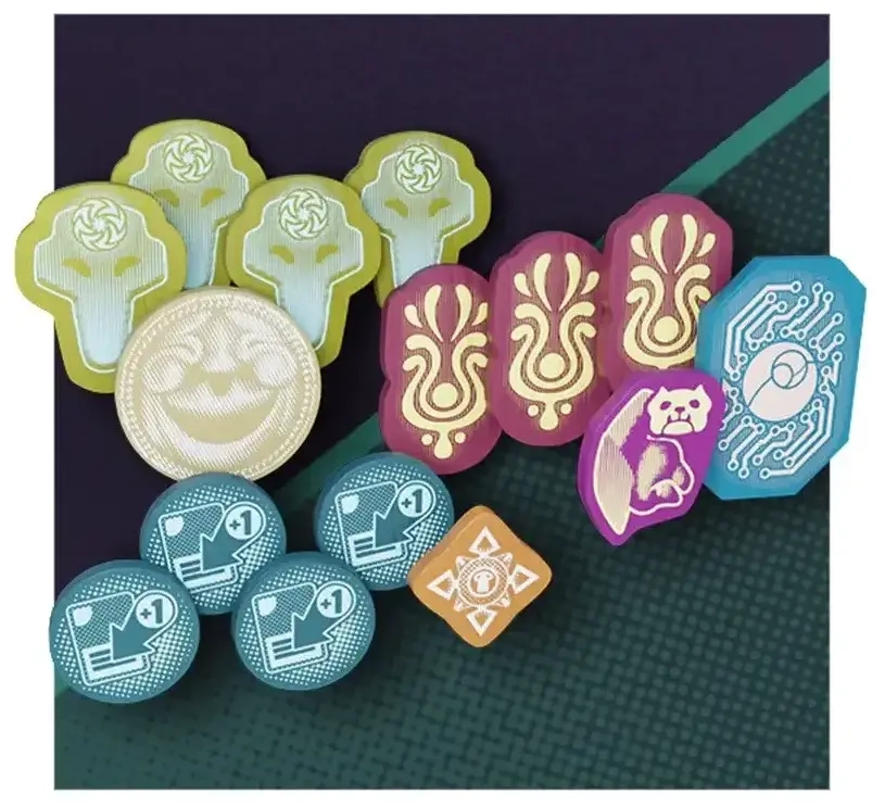 Leviathan Wilds: Wood Token Set