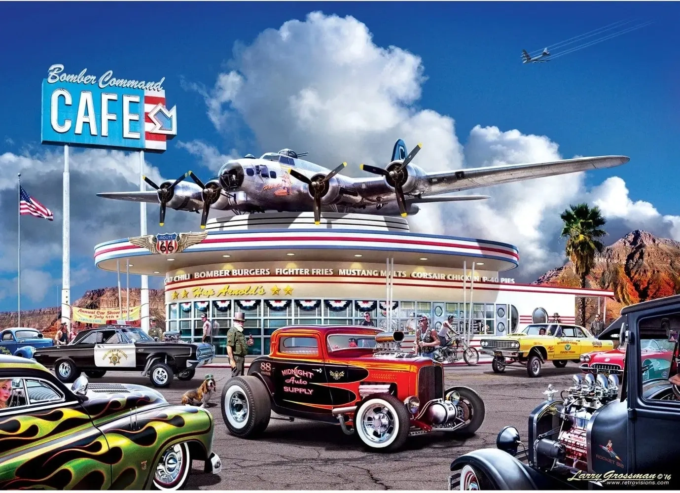 Cruisin' Route 66 Bomber Command Café