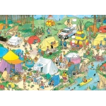 Camping im Wald - Jan van Haasteren