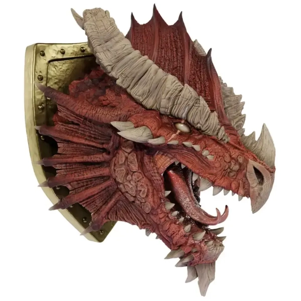 D&D Replicas of the Realms Ancient Red Dragon Trophy Plaque Limited 50th Anniversary
