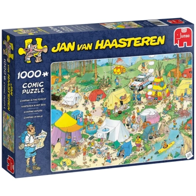 Camping im Wald - Jan van Haasteren