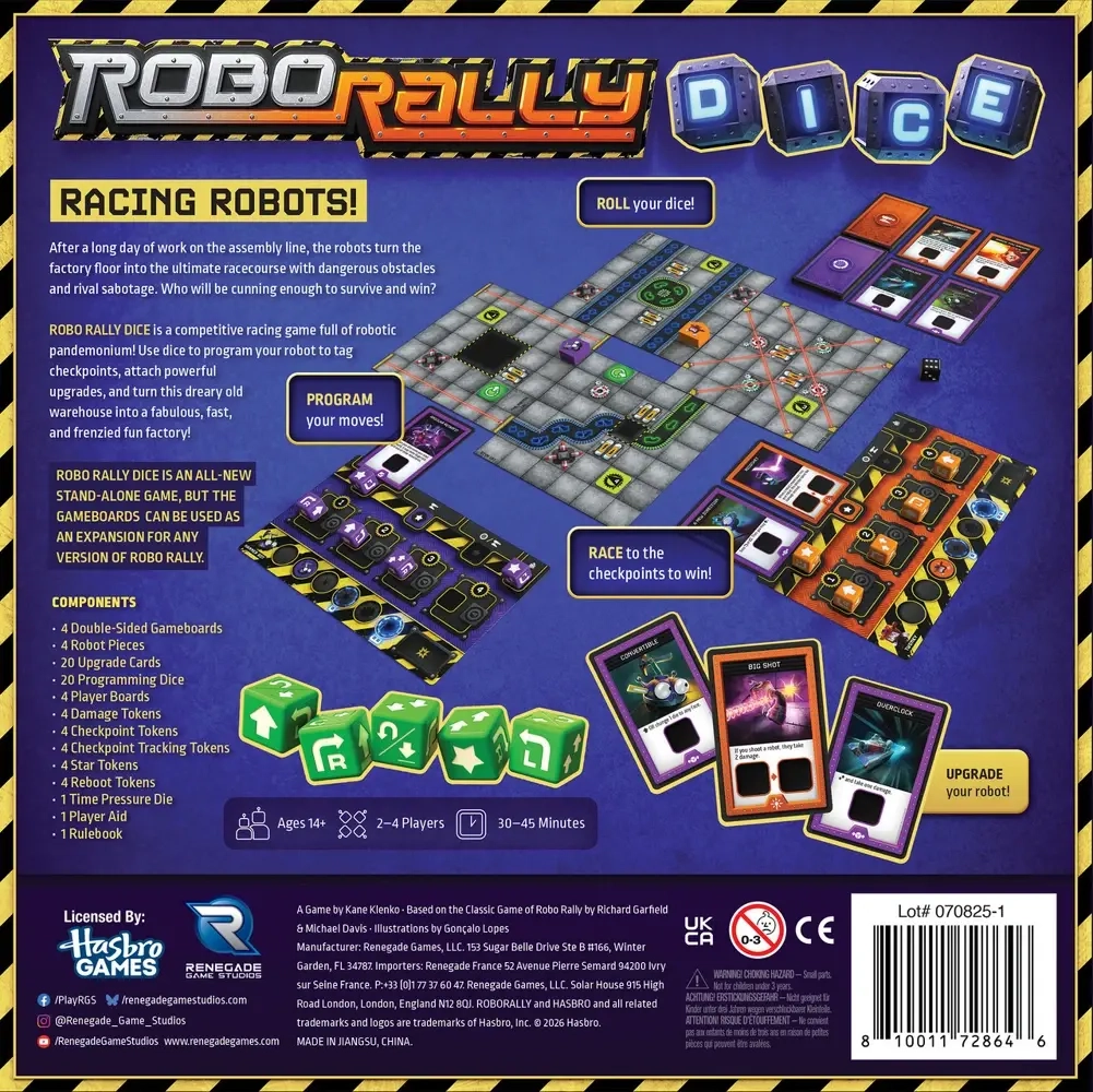 Robo Rally Dice - EN