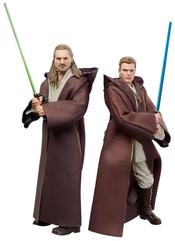 Star Wars Episode I Black Series Actionfiguren 3er-Pack Qui-Gon Jinn, Darth Maul, Obi-Wan Kenobi 15 cm