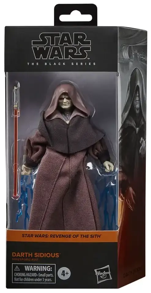 Star Wars Episode III Black Series Actionfigur Darth Sidious 15 cm