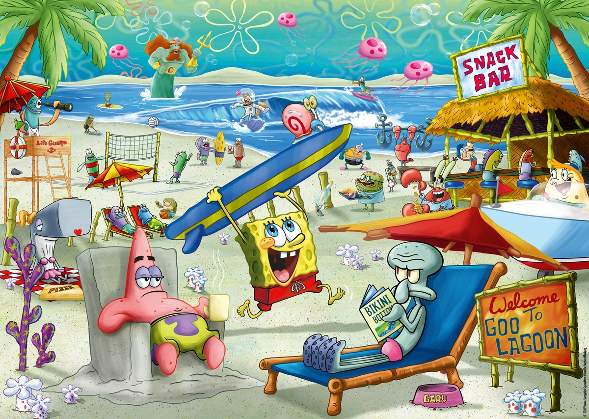 SpongeBob Schwammkopf | Spass am Unterwasserstrand