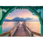 Romantische Liebesbrücke