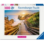 Holztreppe zum Praio do Camillo