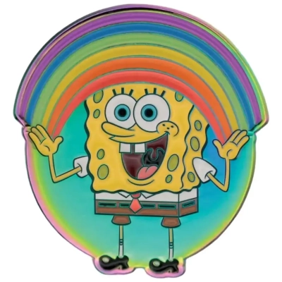 SpongeBob Schwammkopf Ansteck-Pin Rainbow Limited Edition