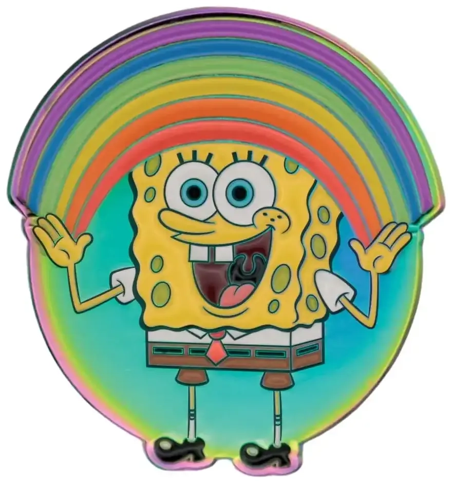 SpongeBob Schwammkopf Ansteck-Pin Rainbow Limited Edition