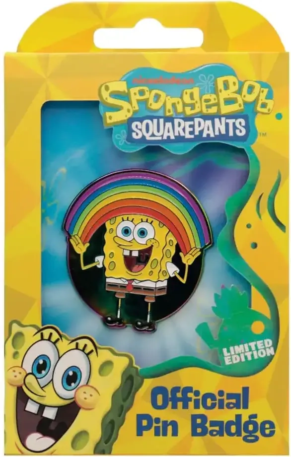 SpongeBob Schwammkopf Ansteck-Pin Rainbow Limited Edition