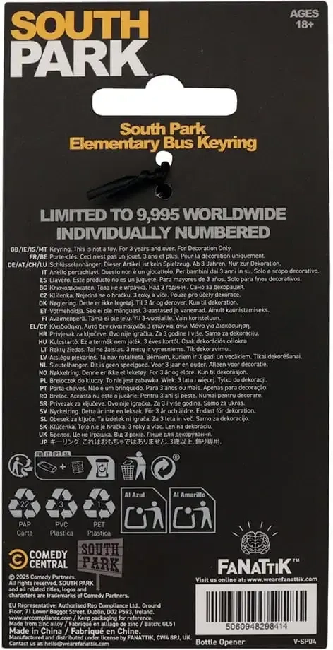 South Park Schlüsselanhänger School Bus Limited Edition