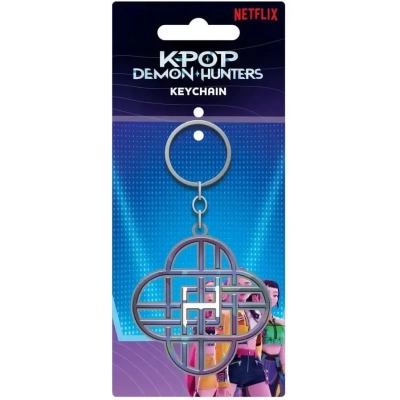 KPop Demon Hunters Metall Schlüsselanhänger Huntrix