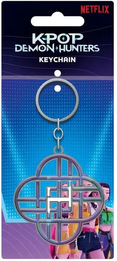 KPop Demon Hunters Metall Schlüsselanhänger Huntrix