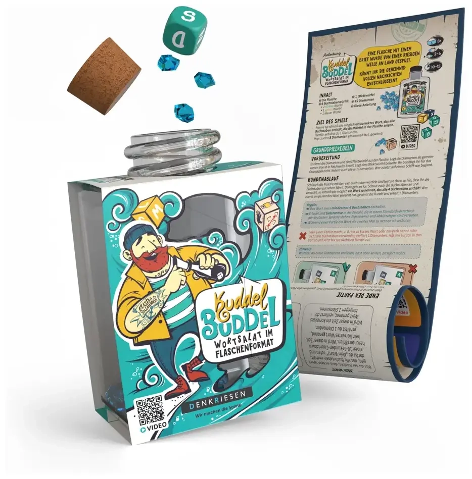 Kuddel Buddel – "Wortsalat im Flaschenformat"
