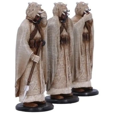 Original Stormtrooper Statue Three Wise Tusken Raiders 14 cm