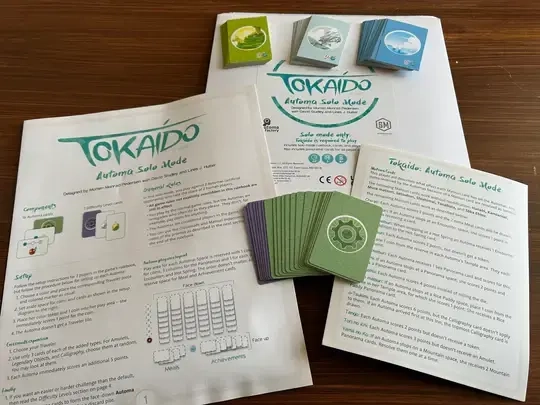 Tokaido Automa Solo Mode - Expansion - EN
