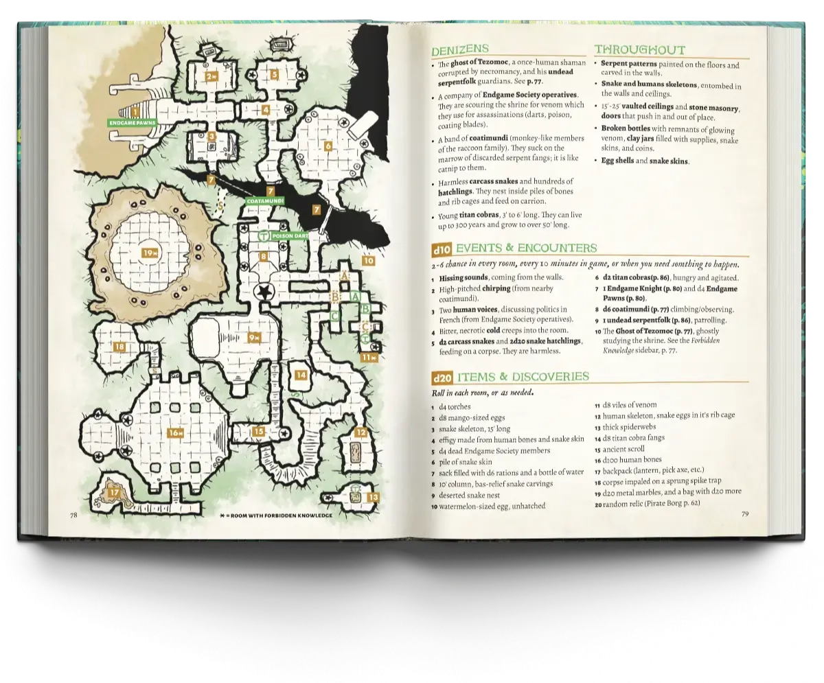 Pirate Borg RPG Down Among the Dead - Expansion - EN