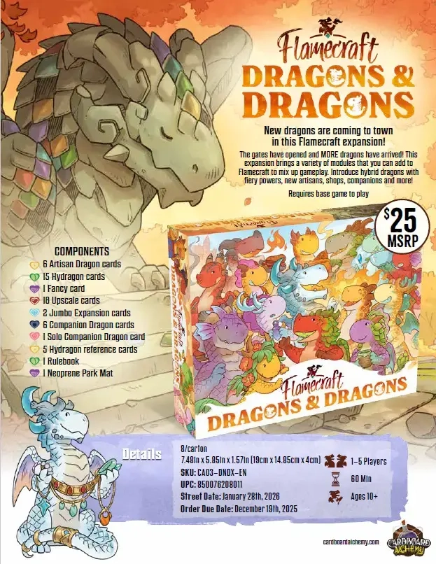 Flamecraft Dragons and Dragons - Expansion - EN