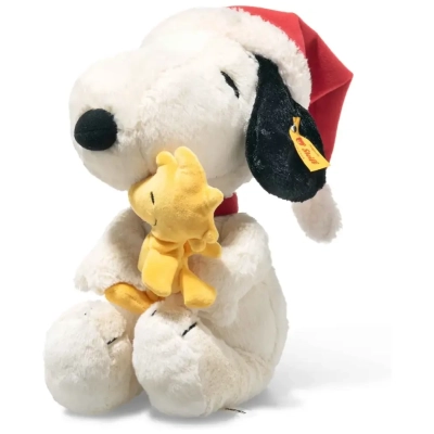 Snoopy mit Woodstock und Niklausmütze 30cm