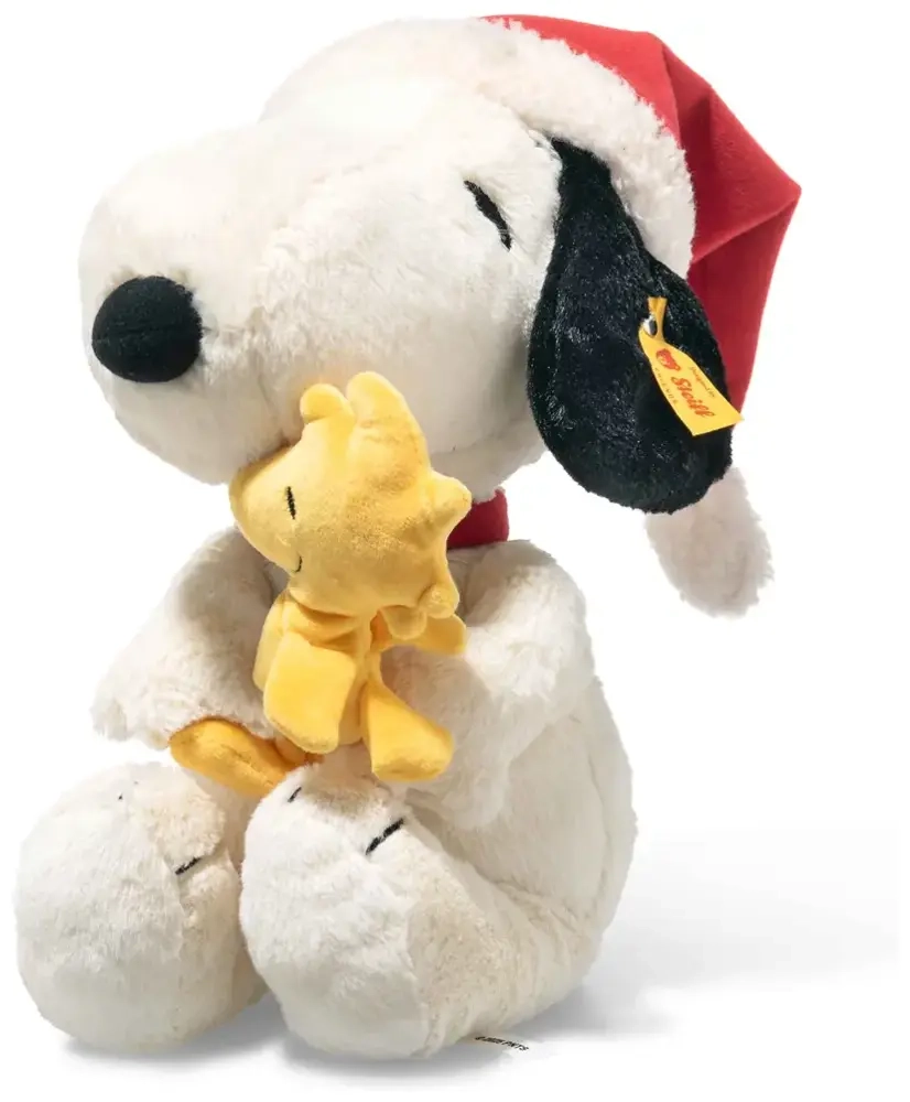 Snoopy mit Woodstock und Niklausmütze 30cm