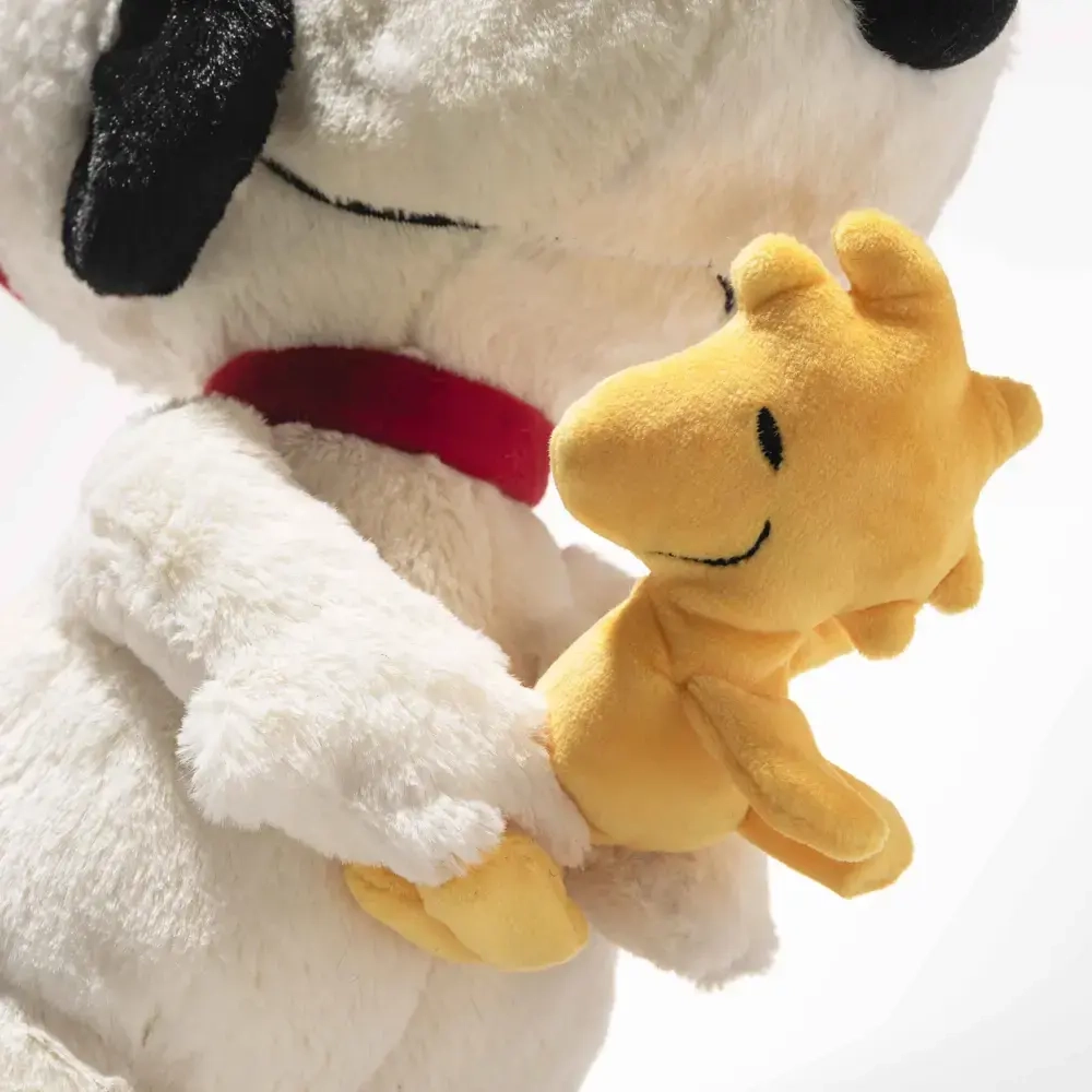 Snoopy mit Woodstock und Niklausmütze 30cm