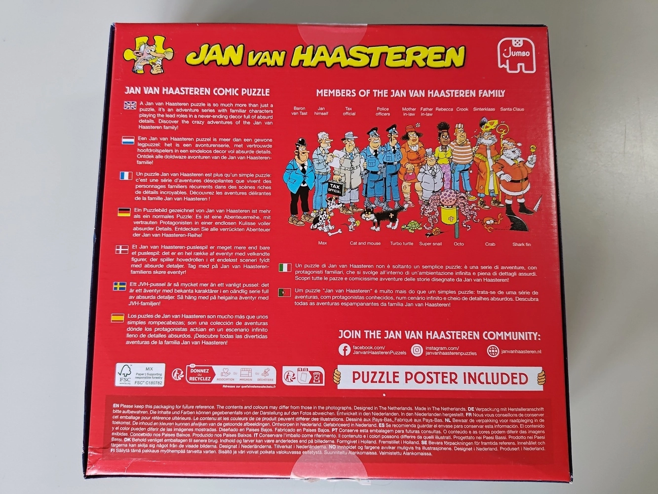 10 Jahre Studio - Jan van Haasteren (Leicht defekte Verpackung)