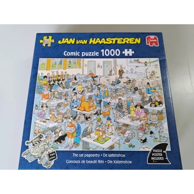 Die Katzenshow - Jan van Haasteren (Leicht defekte Verpackung)