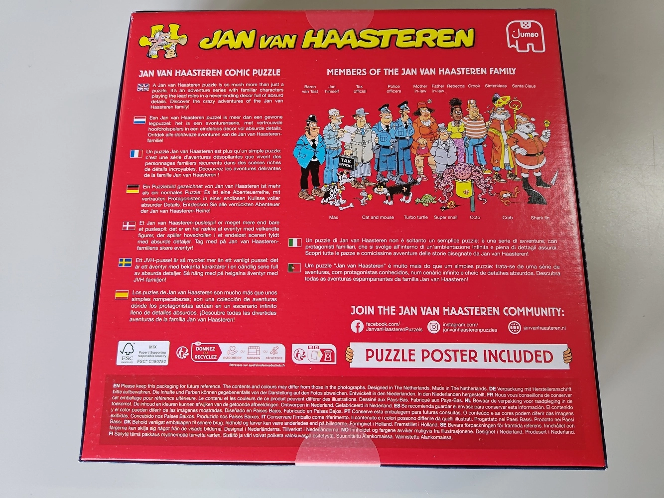 Die Katzenshow - Jan van Haasteren (Leicht defekte Verpackung)