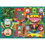 4 Puzzles - Die verdrehte Welt von Rick and Morty