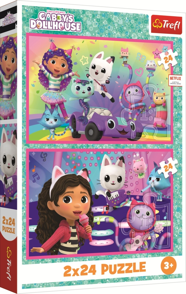 2 Puzzles - Spielen mit Gabby