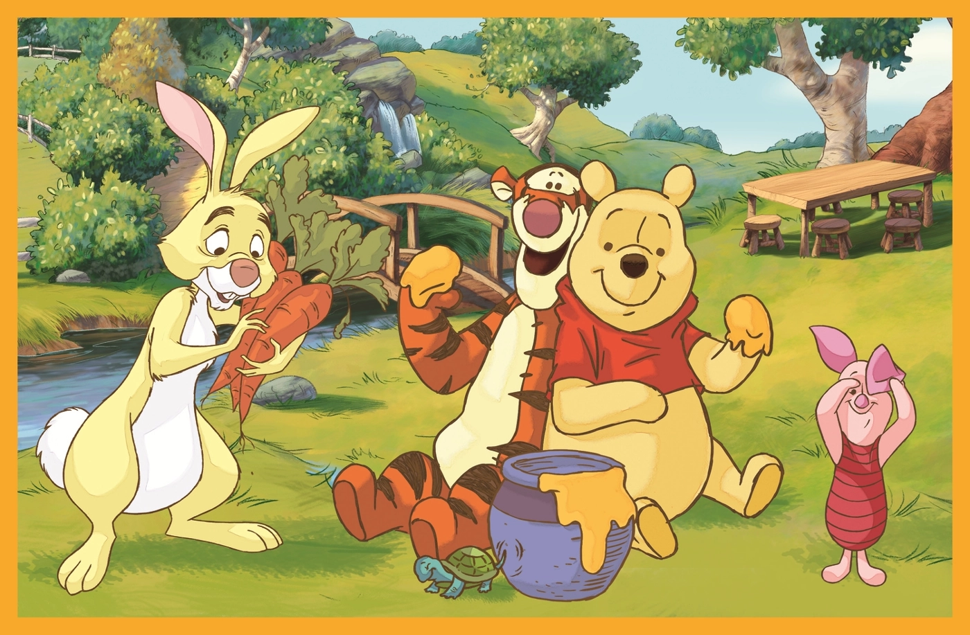 2 Puzzles - Tag im Garten